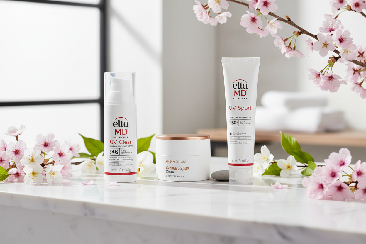 Spring hero with product images